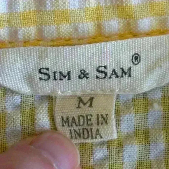 Sim & Sam Seersucker Picnic Blouse - Picture 4 of 8